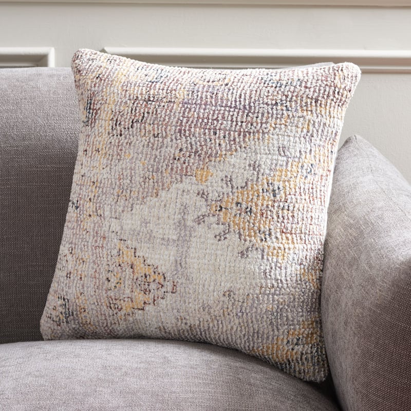 SAFAVIEH Home Dali 18-inch Plum Decorative Pillow