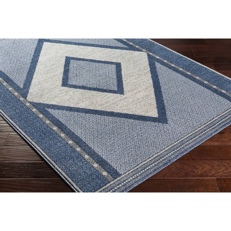 Livabliss Delphi Transitional Diamond Area Rug