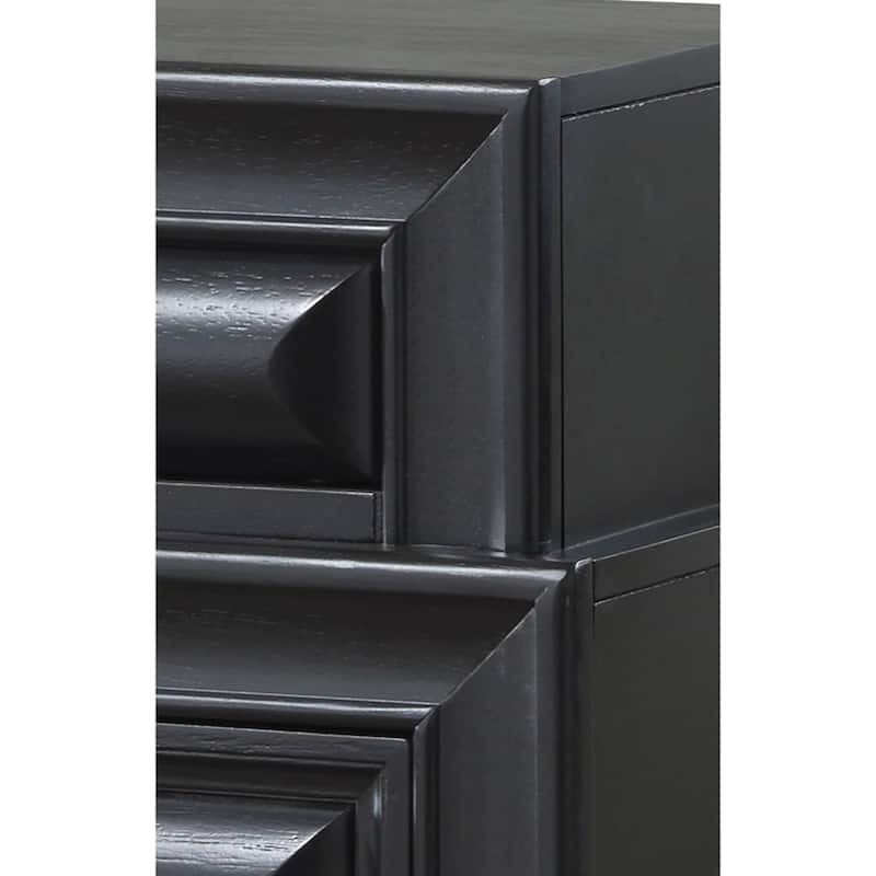 LaVita 3-drawer Wood Nightstand