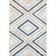 preview thumbnail 2 of 19, Nuloom Akari SpinClean Transitional Diamond Machine Washable Area Rug
