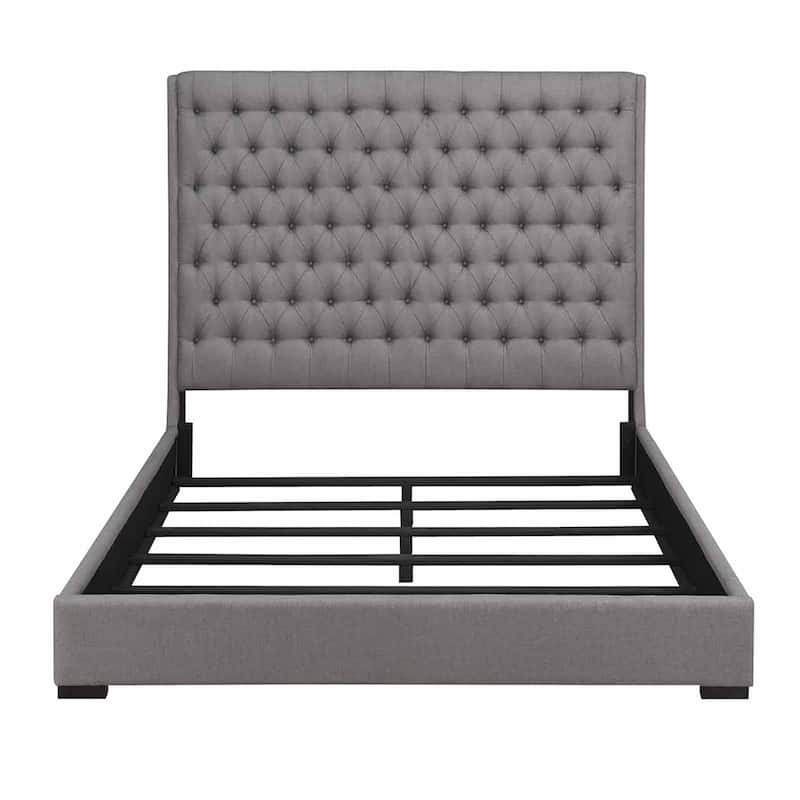 Risorangis Tufted Upholstered Bed