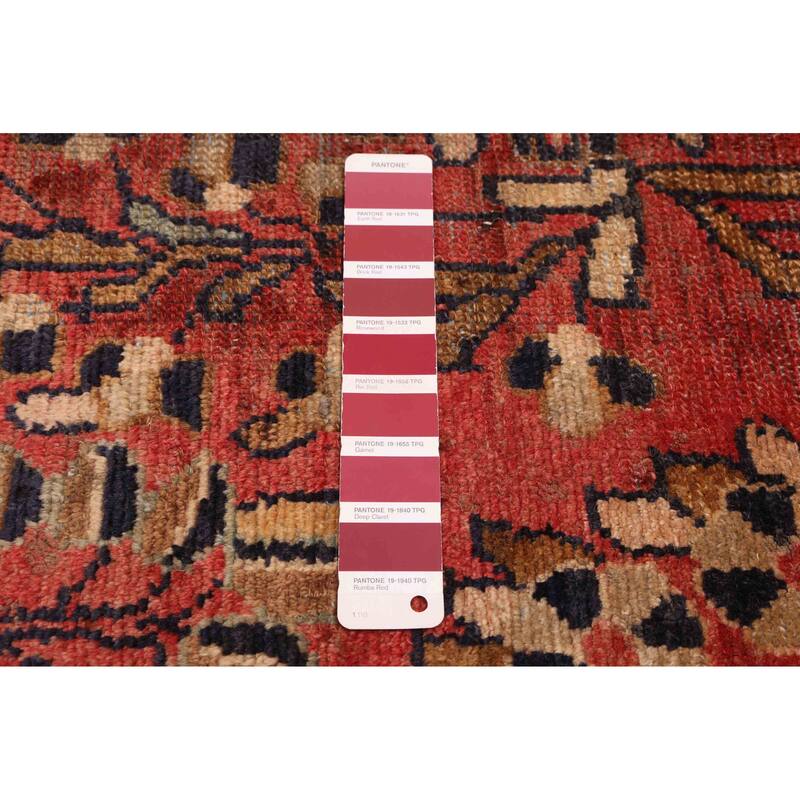 ECARPETGALLERY Hand-knotted Anatolian Vintage Dark Copper Wool Rug - 4'8 x 10'5