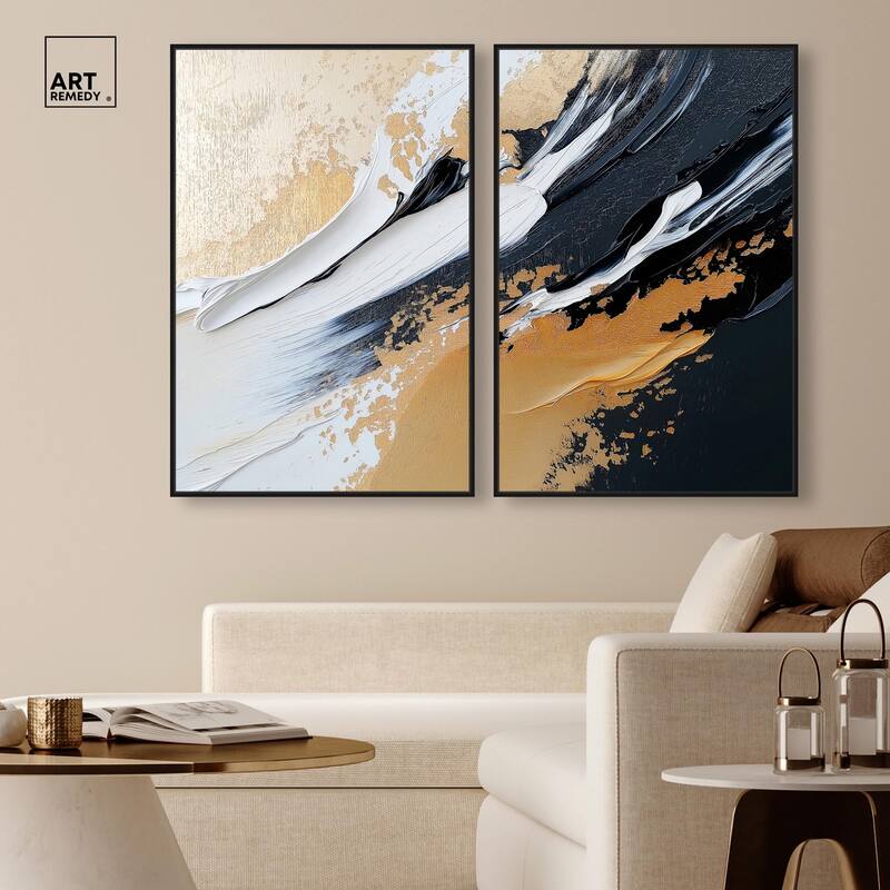 Forces III Canvas Set of 2 by Art Remedy
