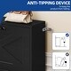 preview thumbnail 16 of 18, Moasis Shoe Storage Cabinet with 2 Flip Drawers Narrow Shoes Rack Organizer
