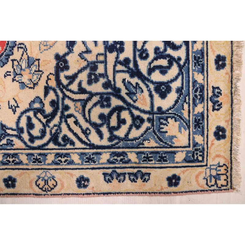 ECARPETGALLERY Hand-knotted Kayseri Vintage Red Wool Rug - 7'1 x 10'8