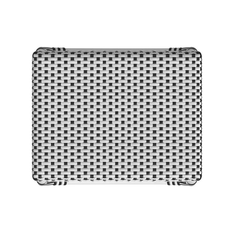 Robias 24.5" Rattan Rectangular Counter Stool