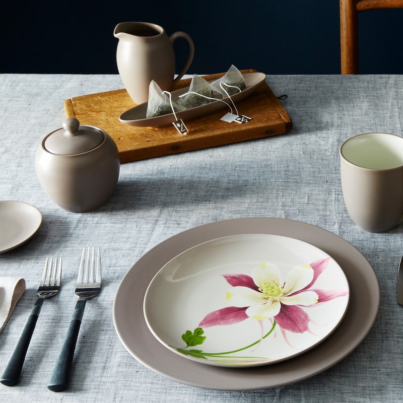 Noritake Colorwave Set Of 4 Floral Accent Plates, 8-1/4"