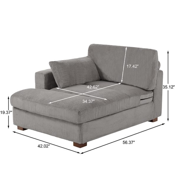 Modern L-Shaped Sofa Chaise Lounge Couch - On Sale - Bed Bath & Beyond ...