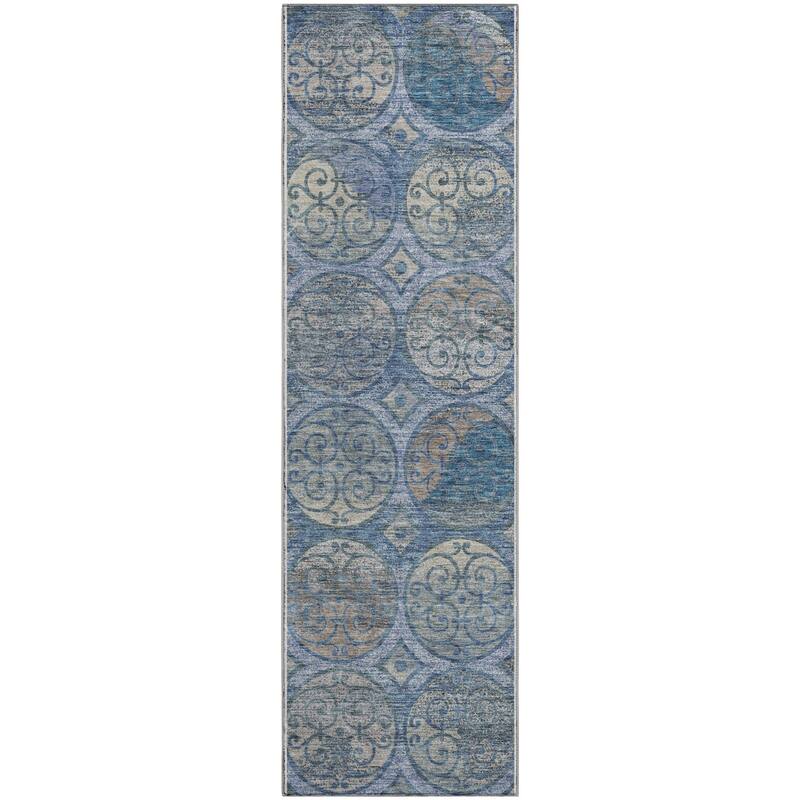 Premium Washable Super Soft Traditional Scroll Mayfield Rug