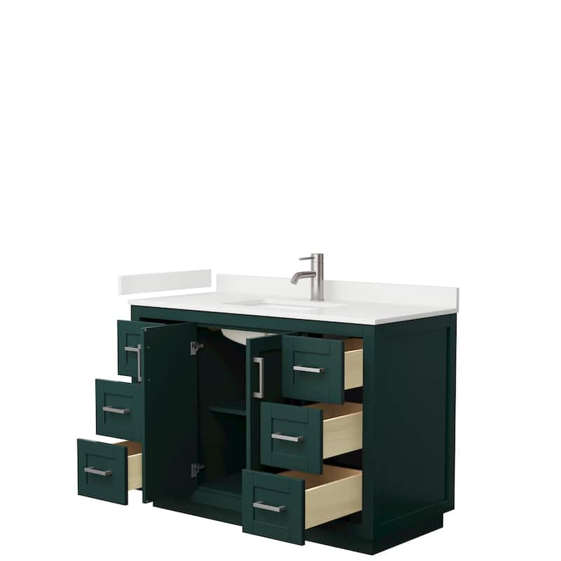 Miranda 48-inch Single Vanity, Quartz Top