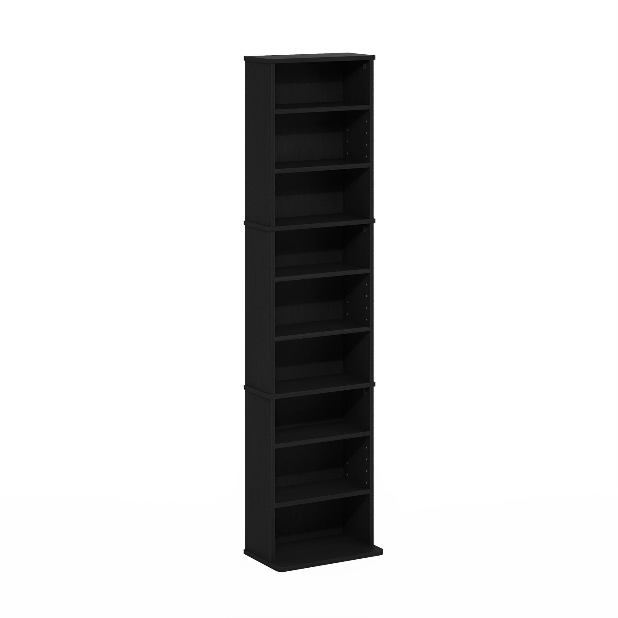 Furinno JAYA 9-Shelf Multimedia Media Storage Tower Rack with