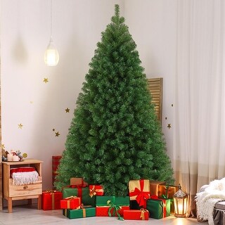 7.9FT Unlit Artificial Christmas Tree for Holiday Decoration