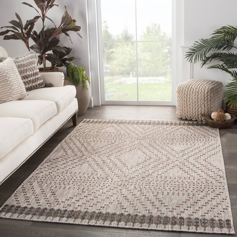 Nikki Chu Tirana Indoor/ Outdoor Borders Area Rug