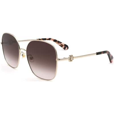 Kate Spade Women's Talya 59mm Gold Brown Sunglasses TALYA-F-S-J5G-59