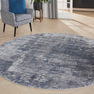 Rustic Textures Modern Transitional Abstract Area Rug