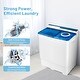 preview thumbnail 15 of 18, Costway 26lbs Portable Semi-automatic Washing Machine W/Built-in Drain - See Details