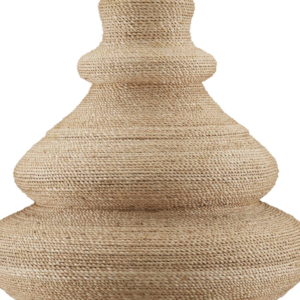 Currey & Company Jaru Rope Table Lamp - 33"h x 22.5"dia