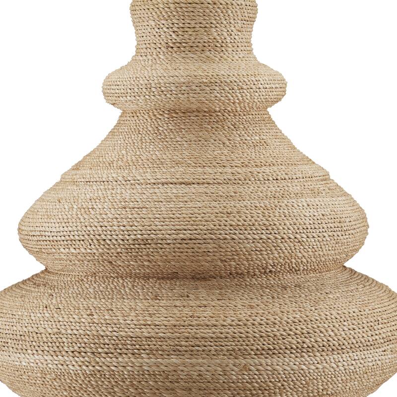 Currey & Company Jaru Rope Table Lamp - 33"h x 22.5"dia