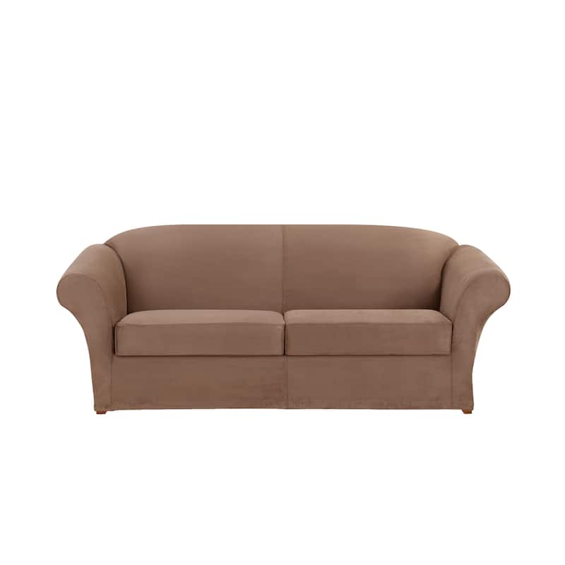 SureFit Ultimate Stretch Suede 3 Piece Sofa Slipcover