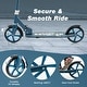preview thumbnail 7 of 8, Gymax Folding Kick Scooter w/ 3 Adjustable Heights 8 Inches Big Wheels