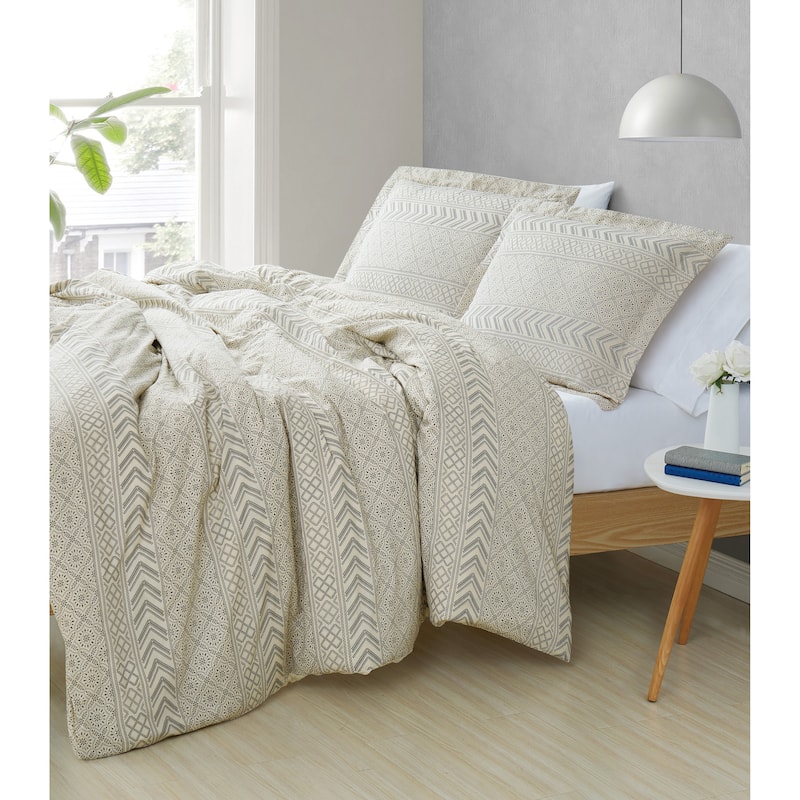 Brooklyn Loom Chase 3 Piece Duvet Cover Set Bed Bath & Beyond 31524754