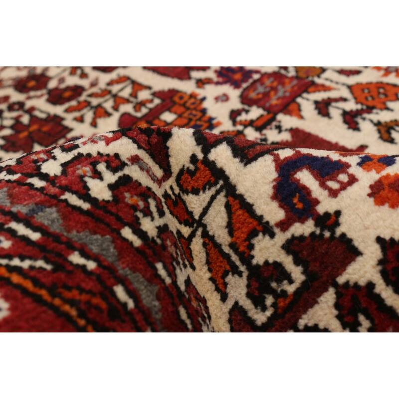 ECARPETGALLERY Hand-knotted Andelz Cream Wool Rug - 5'0 x 9'4