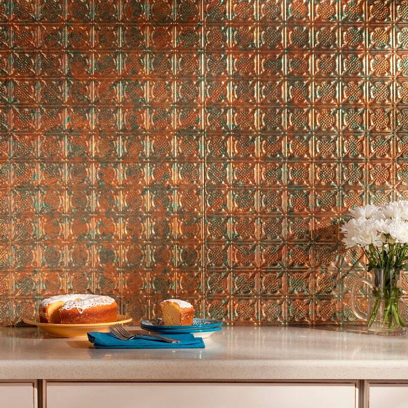 FASÄDE Traditional Style 6 Decorative Vinyl Backsplash Panel