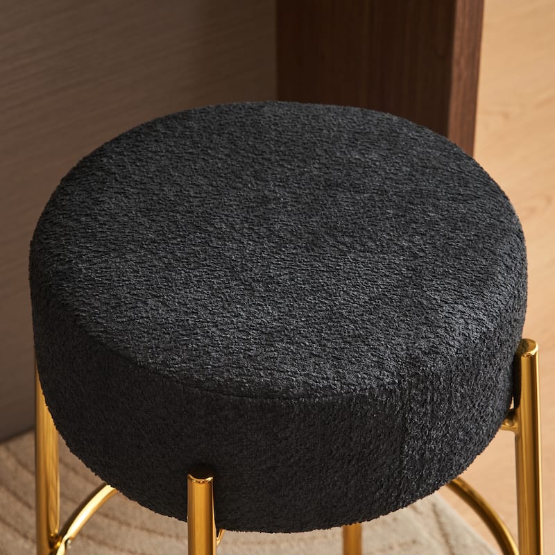 Ouyessir Set of 2 - 30"H Contemporary Upholstered High Bar Stools