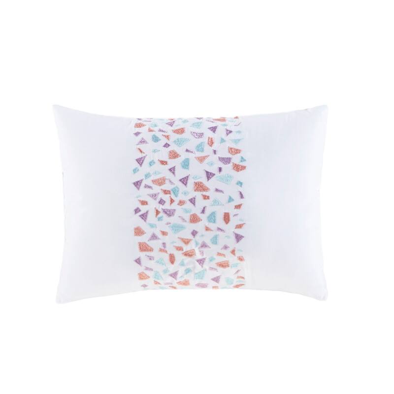 Sparkle Metallic Glitter Printed Reversible Comforter Set by Intelligent Design