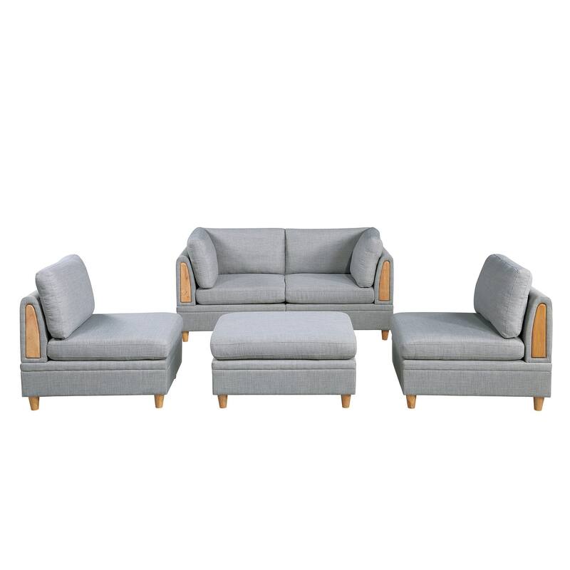 Living Room Furniture Ottoman Comfortable choice, multiple functions, classic design, and cozy corners Light
