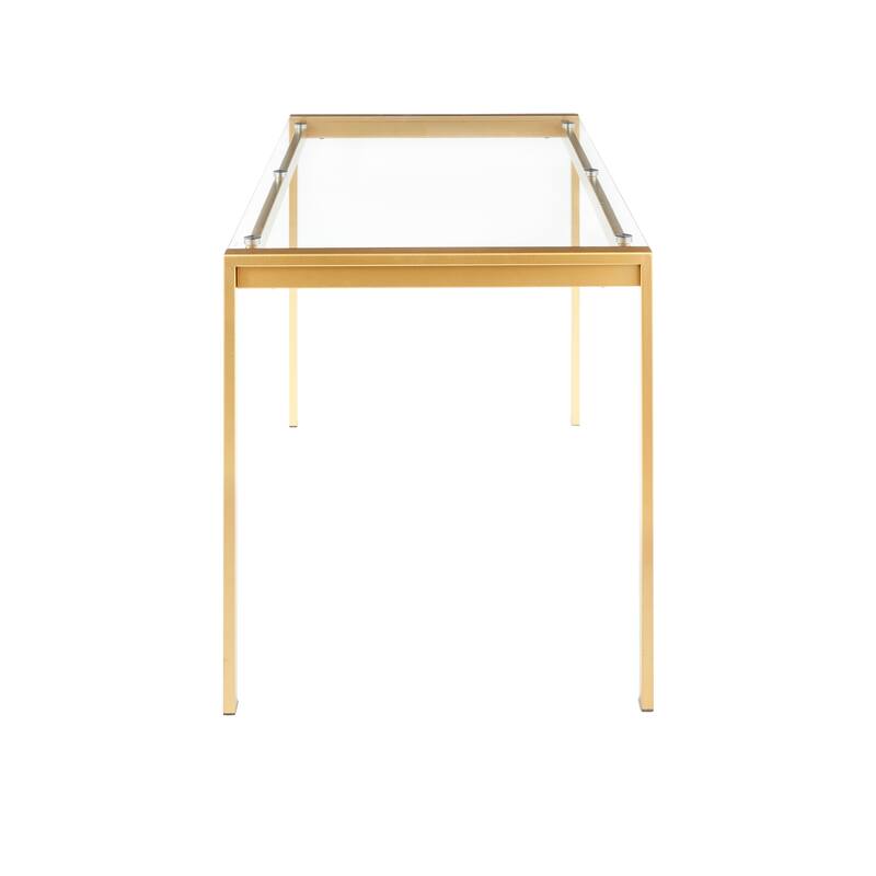 Silver Orchid Forrest Gold Counter Table