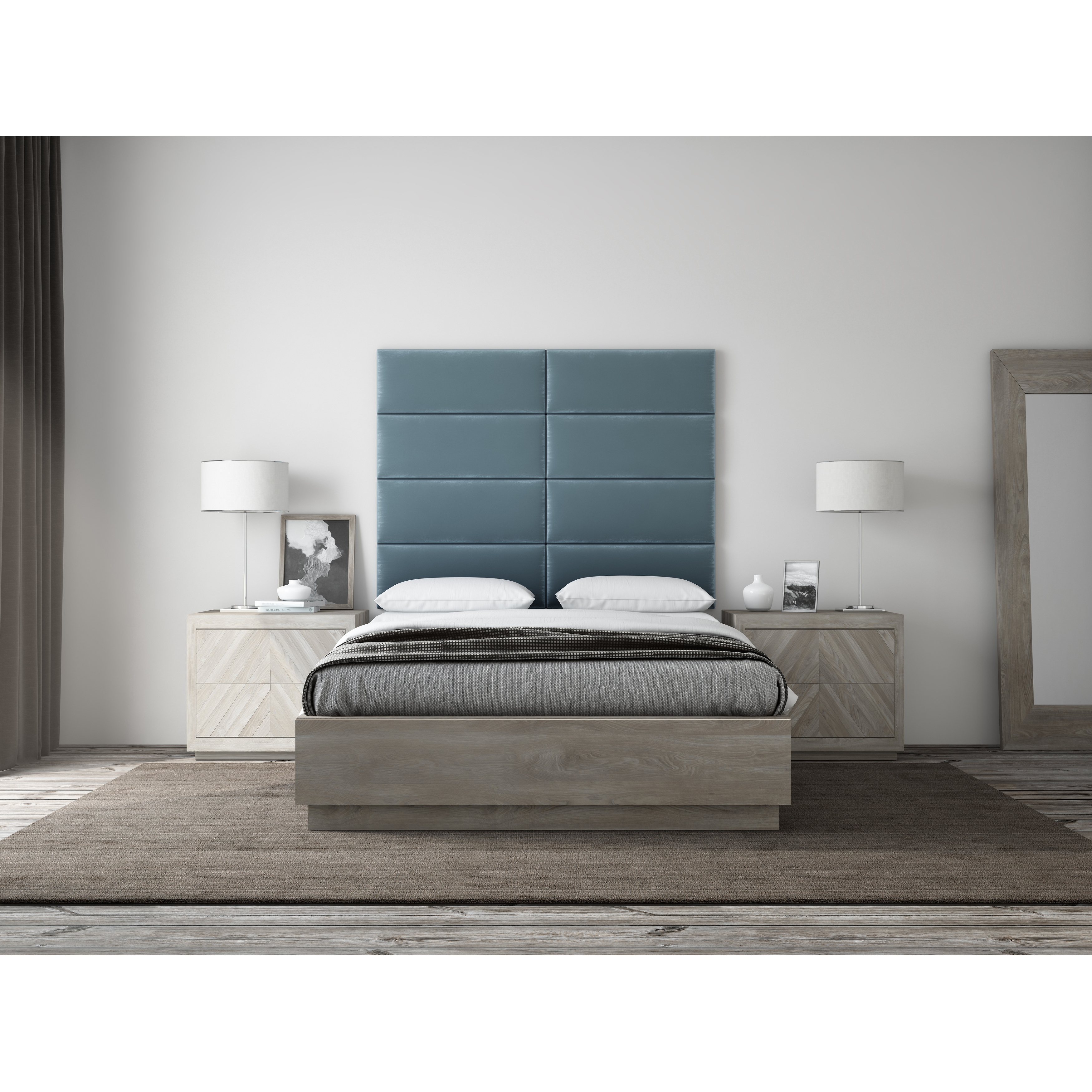 VANT Upholstered Headboards Accent Wall Panels Packs of 4