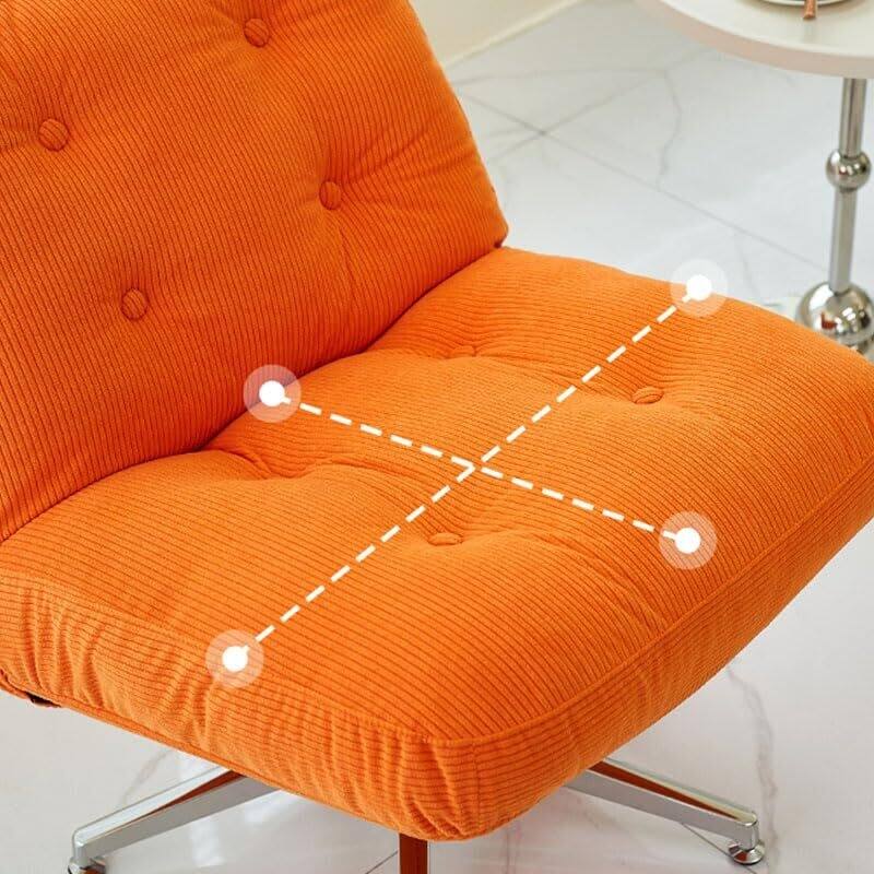 Retro Corduroy Swivel Lounge Chair