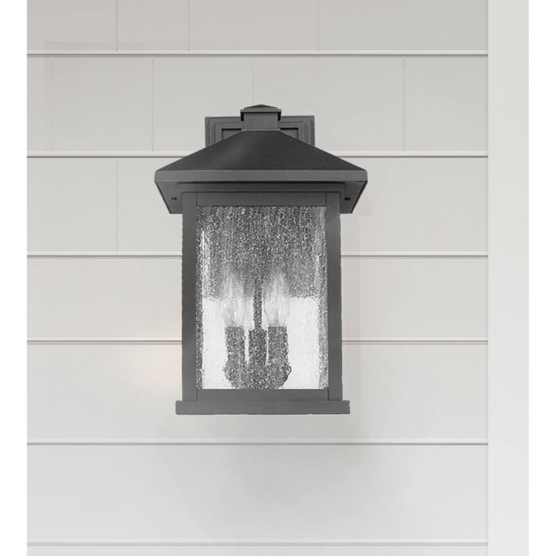 Rustic Large Lantern Outdoor Wall Light
