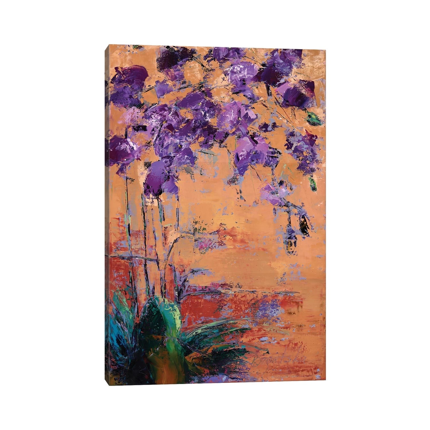 iCanvas "Purple Orchid" by Olena Bogatska Canvas Print