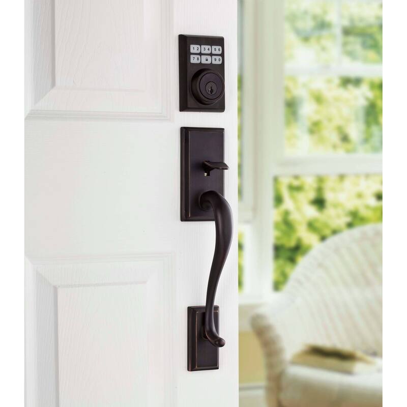 Kwikset Signature Series Hawthorne Dummy Handleset - Exterior Trim