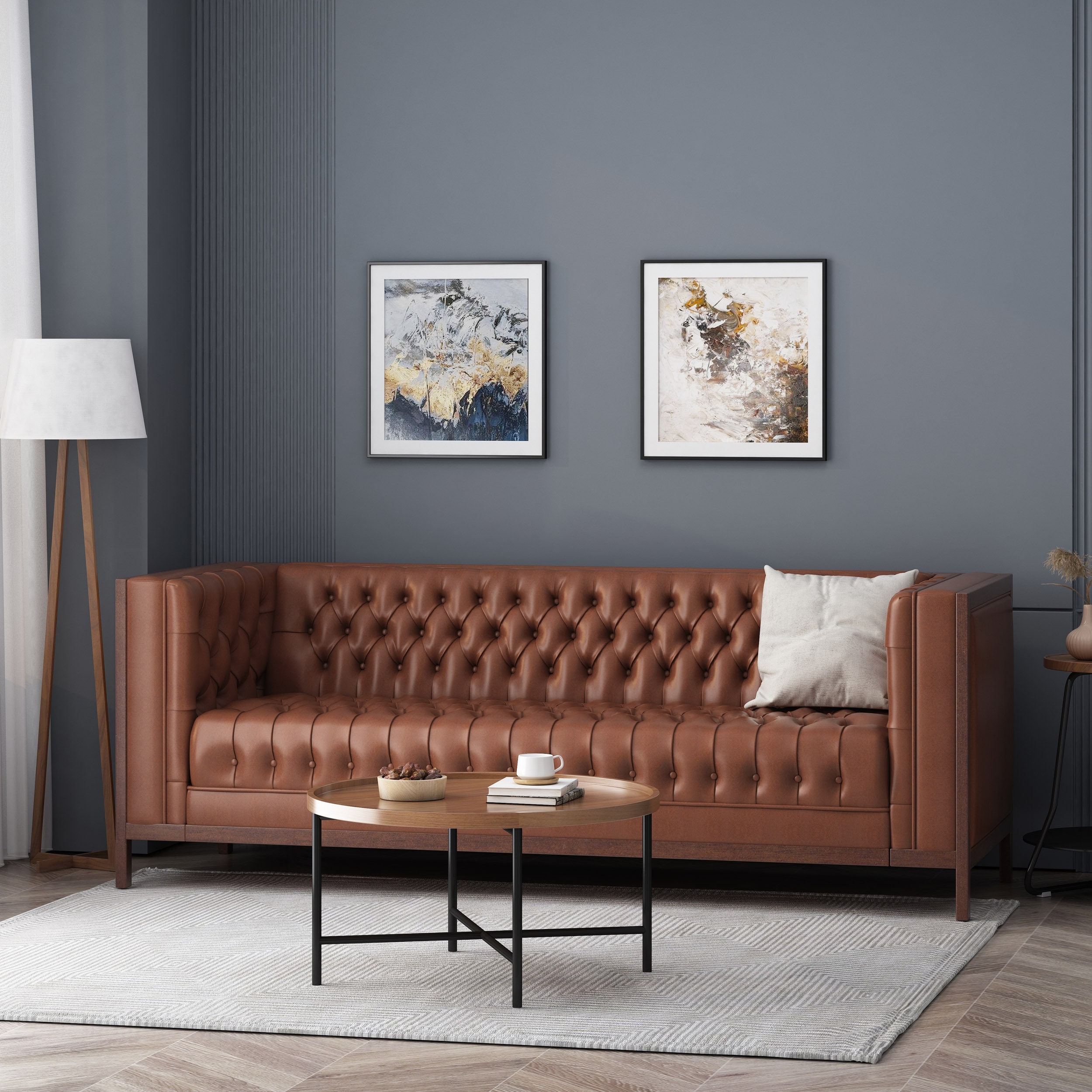 Petteti Upholstered Sofa by Christopher Knight Home