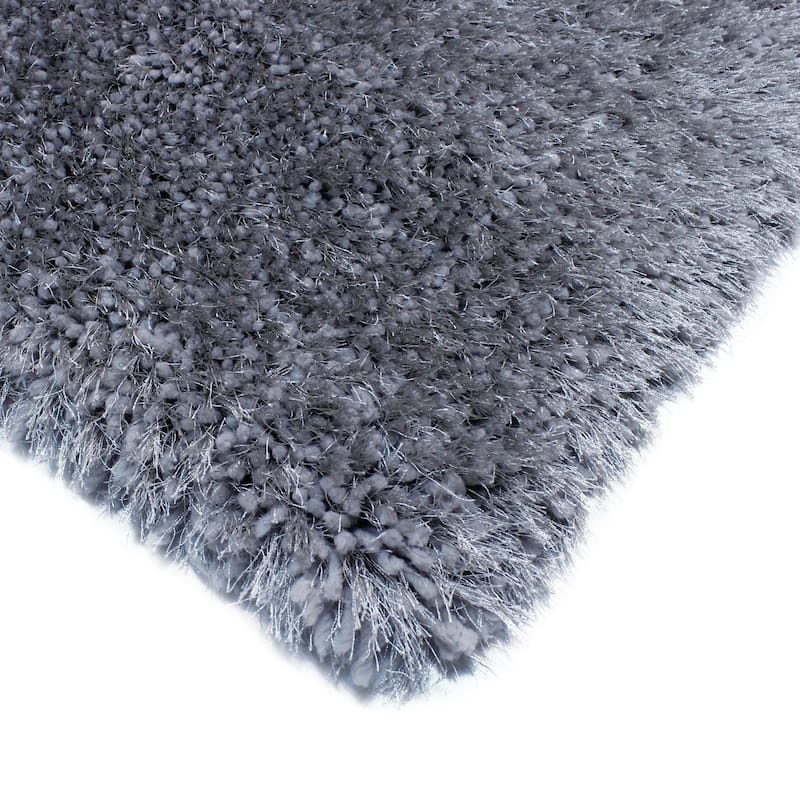 RugBerry Light Gray Shag Area Rug Shaggy Fluffy Soft Thick Pile
