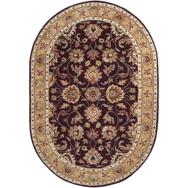 Livabliss Caesar Updated Traditional Border Area Rug.