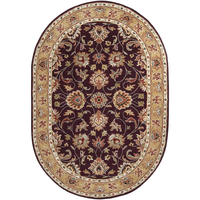 Livabliss Caesar Updated Traditional Border Area Rug.