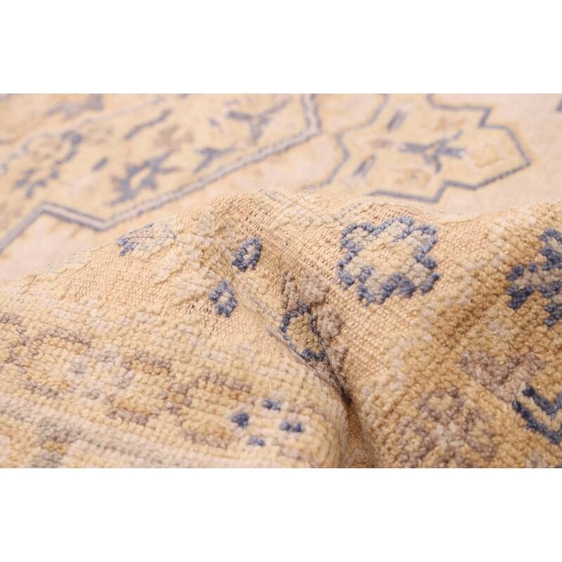 ECARPETGALLERY Hand-knotted Jules Serapi Beige Wool Rug - 5'2 x 8'10