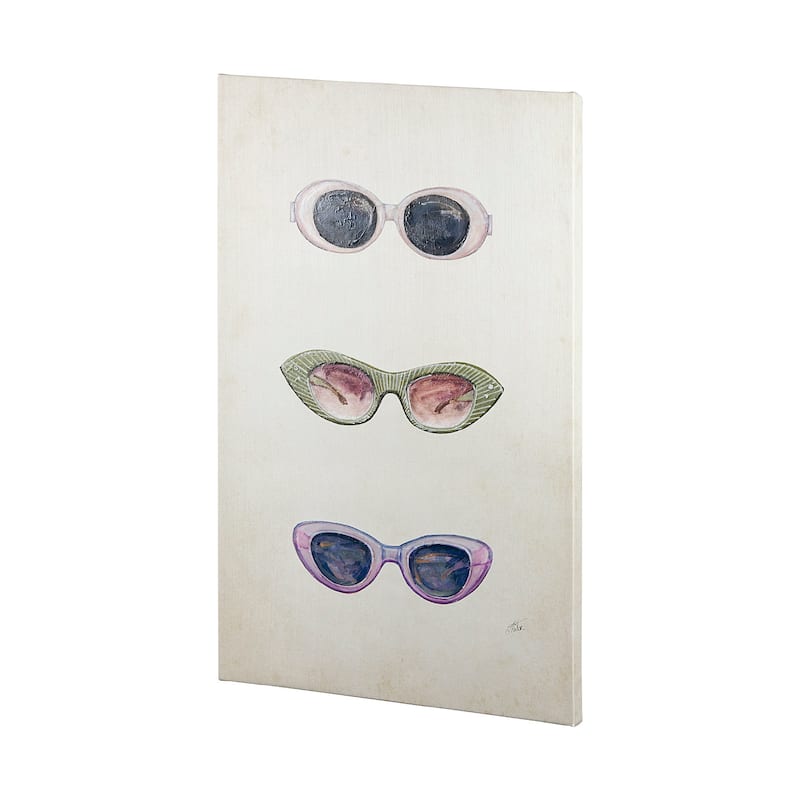 Sunglass Collection I (36 x 54) Canvas Art Print