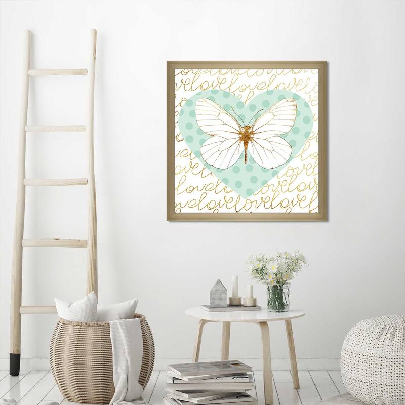 "Butterfly Love (Green)" by Jodi Print on Acrylic