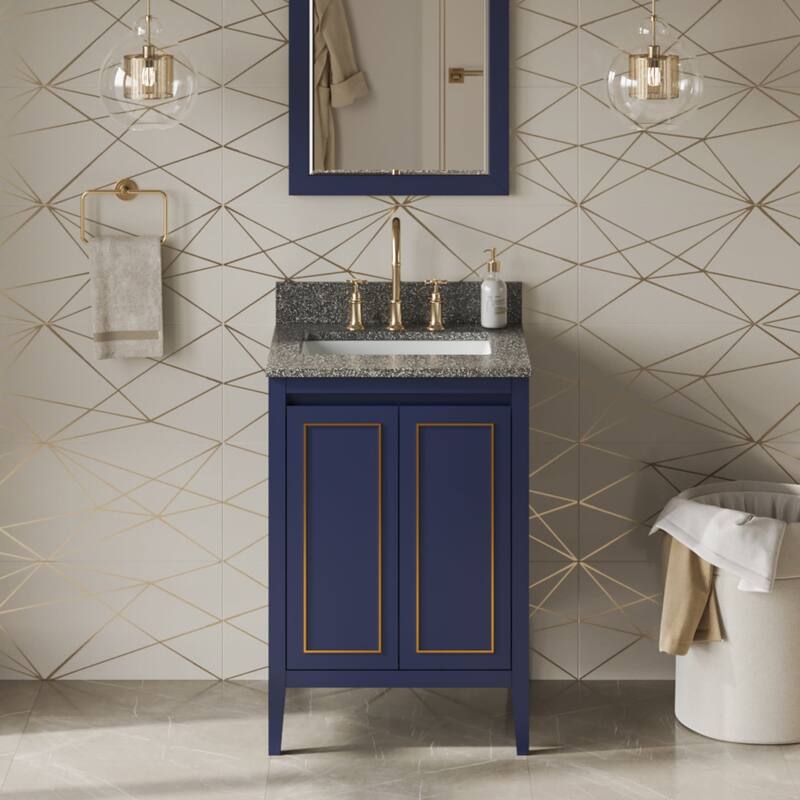 Jeffrey Alexander VKITPER24R-MARBLE Percival II 24" Free Standing