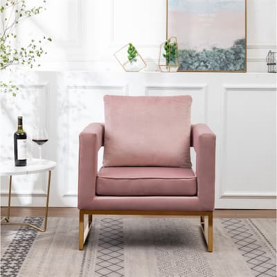 Contemporary Upholstered Accent Arm Chair