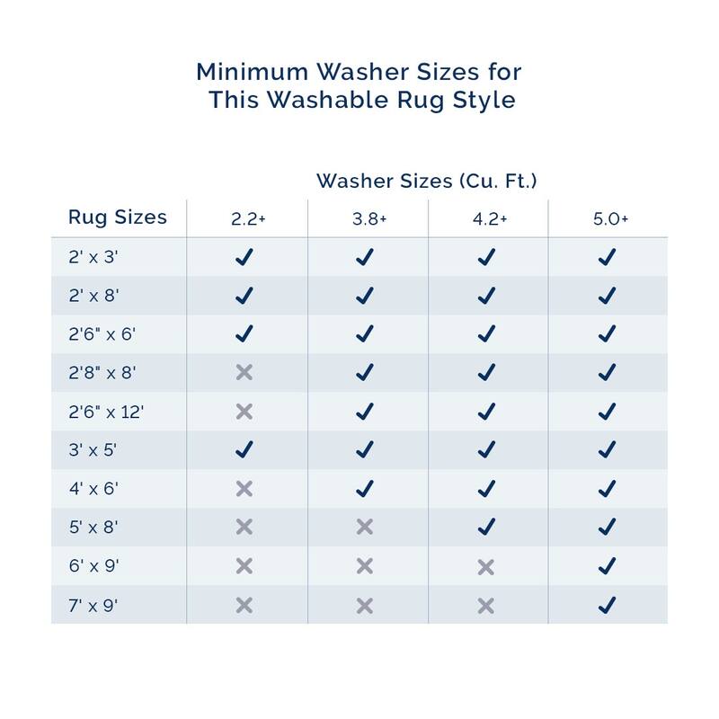 Striped Wool Machine Washable Area Rug