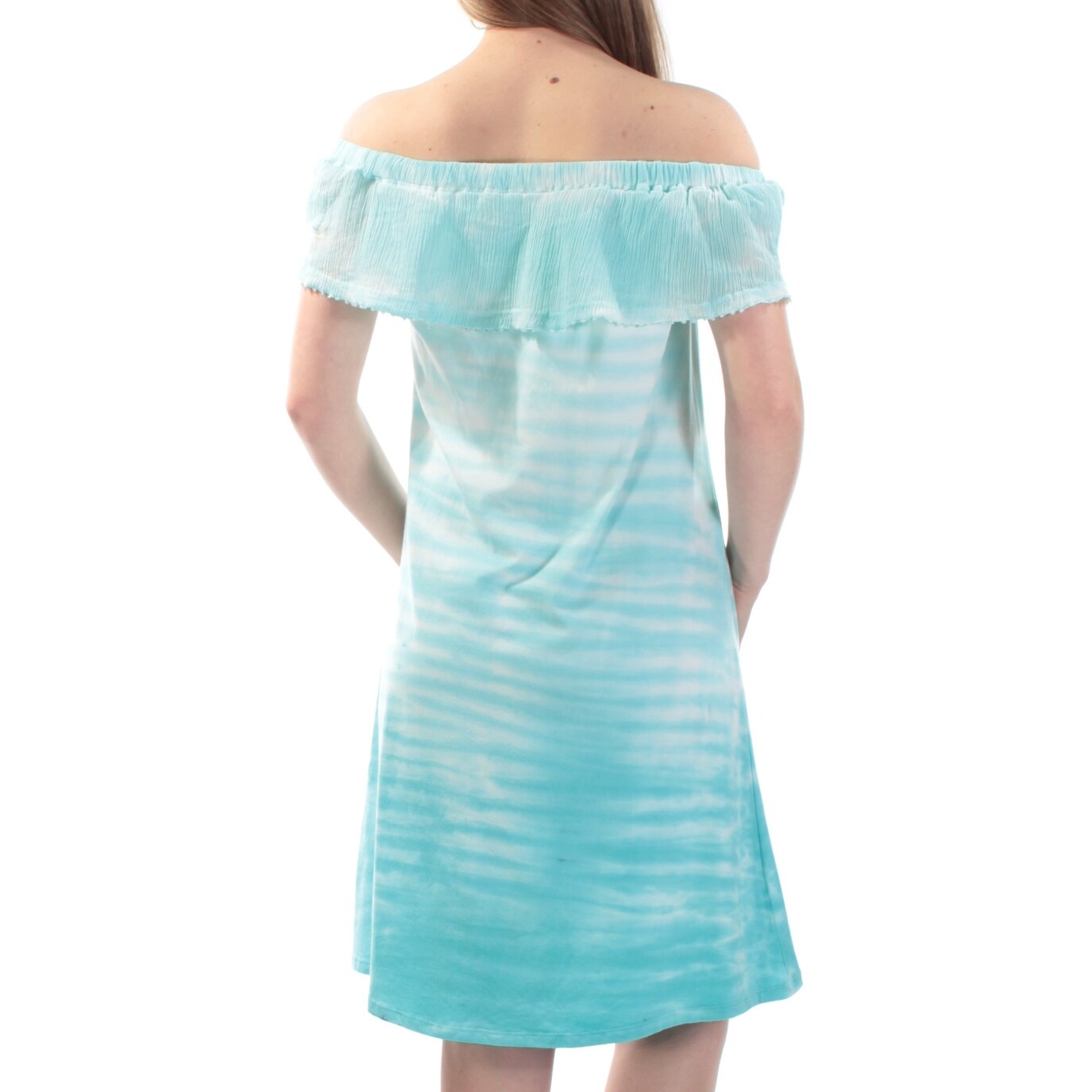 aqua shift dress