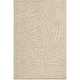 preview thumbnail 11 of 10, Eeldi Handmade Modern Wool Rug Cream/Tan - 2' x 3'