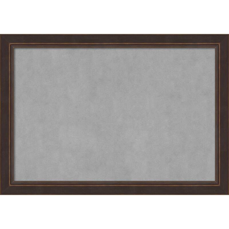 Amanti Art Lara Bronze Framed Magnetic Board