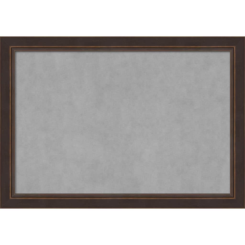 Amanti Art Lara Bronze Framed Magnetic Board